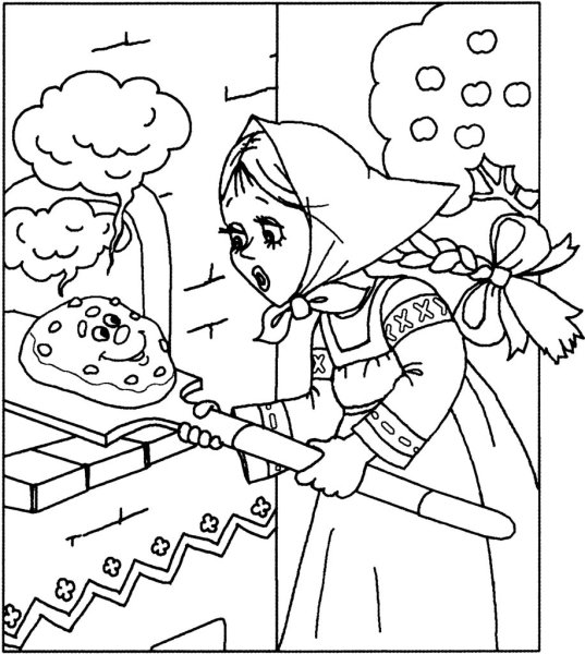 Иллюстрация к сказке Мороз Иванович для 3 класса
