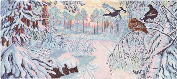 Скребицкий четыре художника зима