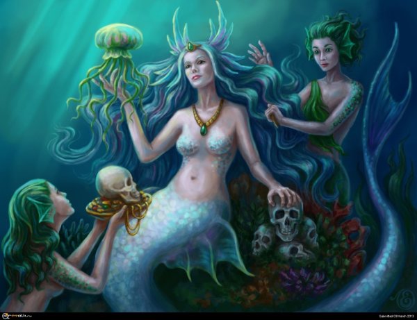 Морская богиня Калипсо