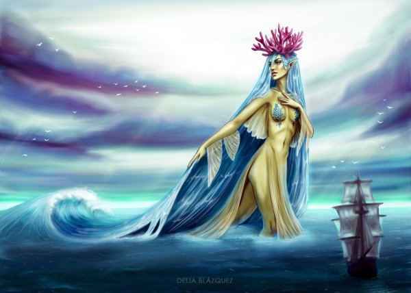 Богиня моря аниме