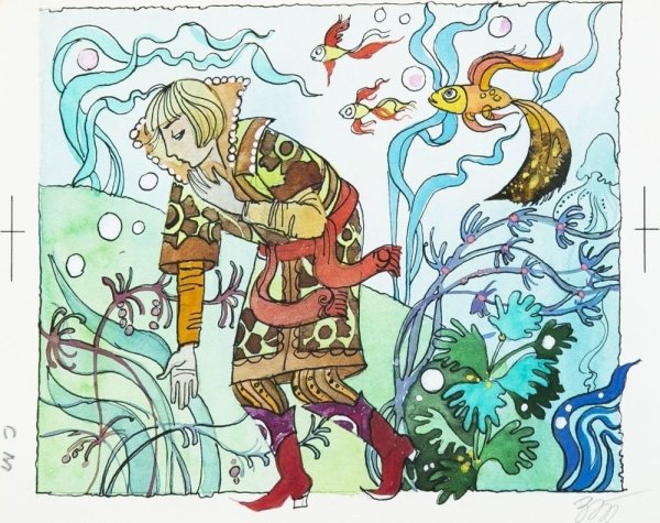 Рисунок к сказке морской царь и Василиса Премудрая