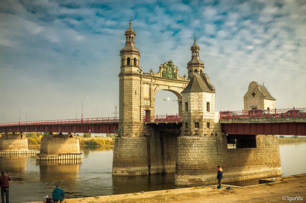 Советск Калининград мост Луизы