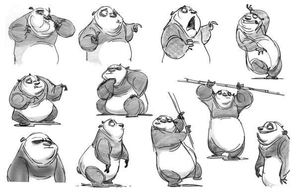 Кунг фу Панда персонажи панды
