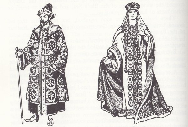 Одежда бояр 16-17 века