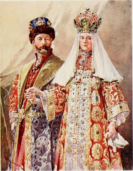 Одежда русских царей в 17 веке