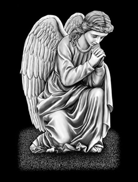 Ангел для гравировки на памятниках