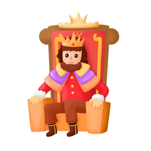 Царь на троне для детей