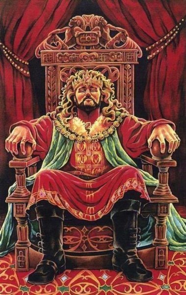 Король Артур на троне