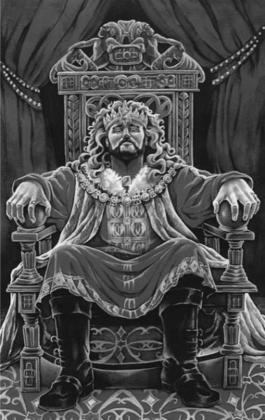Царь сидит на троне