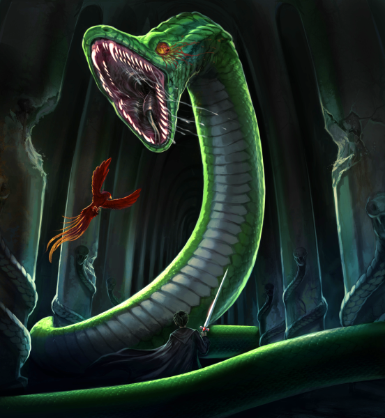 Василиск змея из Гарри Поттера