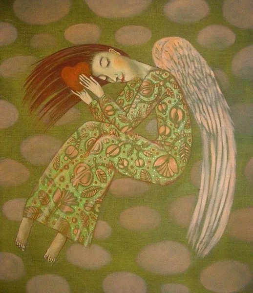 Художница Олеся Сержантова - ангелы