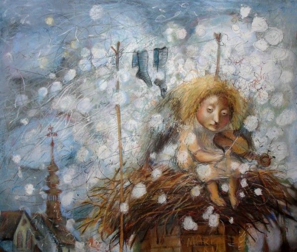 Марина Кутявина картины ангелы