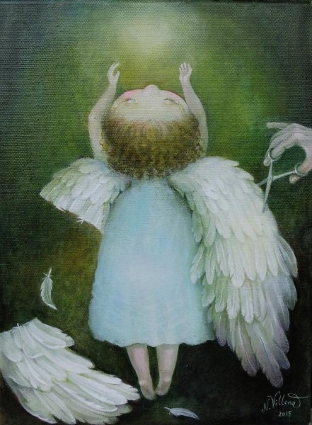 Ангелы художник Наталья Виллон