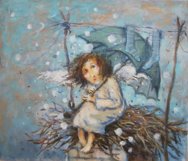 Польская художница Marina Czajkowska ангелы