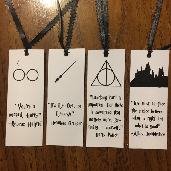 Закладки для книг своими руками Гарри Поттер