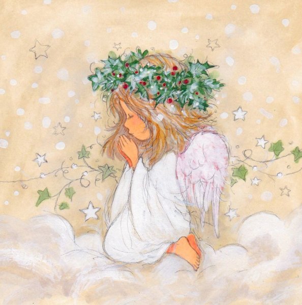 Annabel Spenceley иллюстрации ангелочки