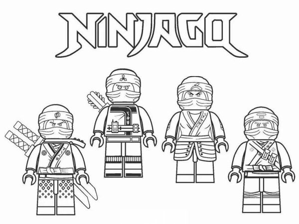 Раскраски LEGO Ninjago