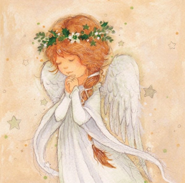 Ангелочек рисунок