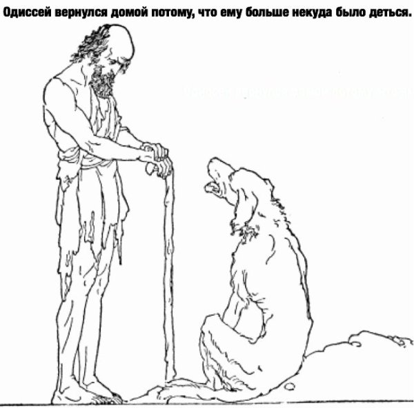 Иллюстрация к поэме Гомера Одиссея 5 класс