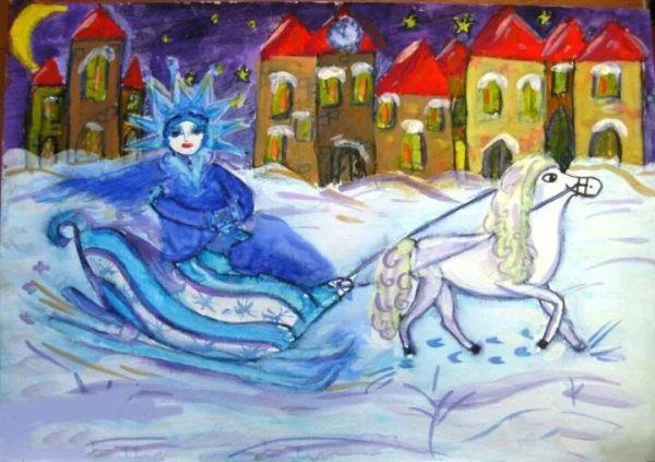 Иллюстрации к снежной Королеве