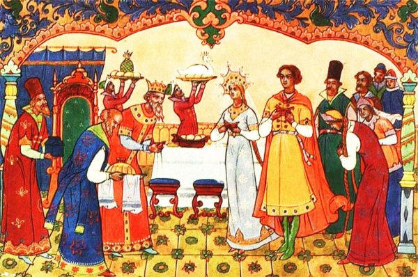 Рисунки о царе салтане и мертвой царевне
