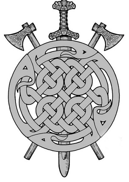 Символ Кельтский "щит воинов