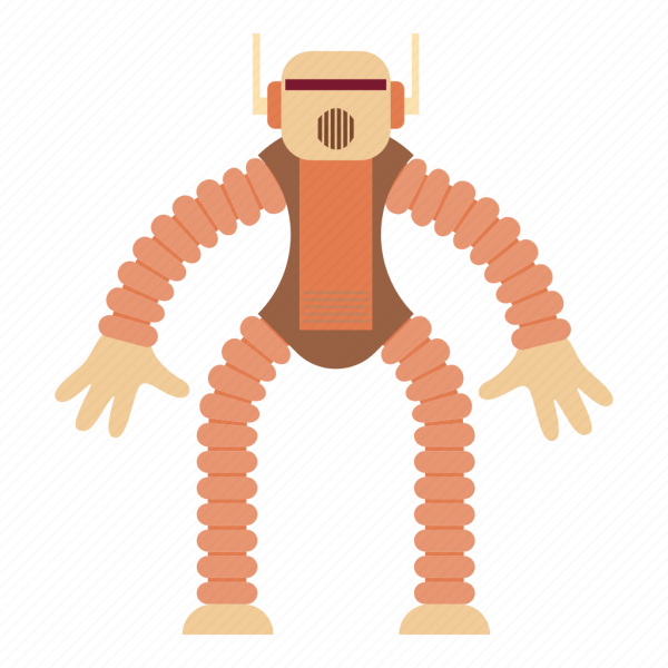 Робот обезьяна арт