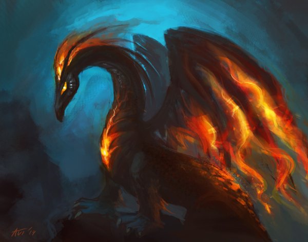 Пламенный дракон
