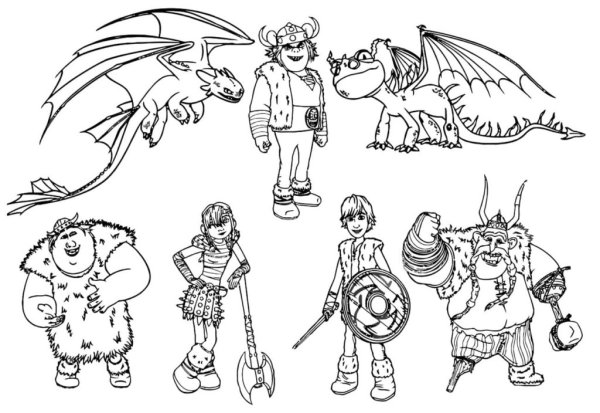 Рисунки охотника на драконов