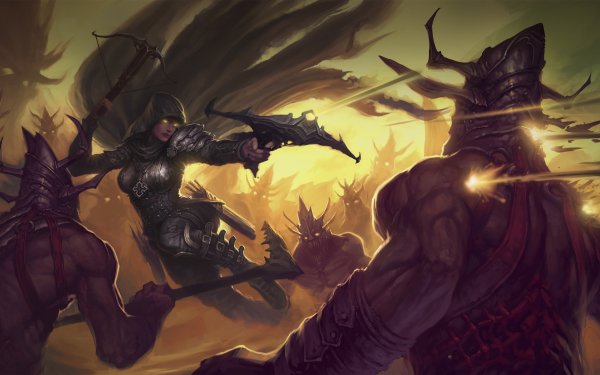 Diablo 3 охотник на демонов арт