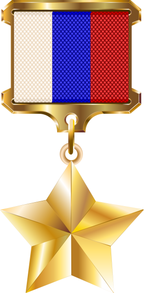 Медаль Золотая звезда героя Российской Федерации
