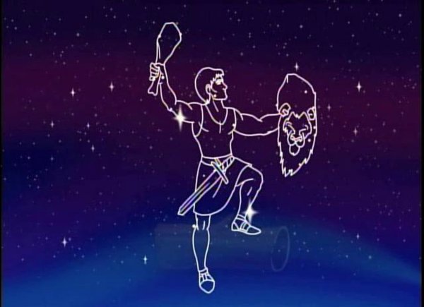 Созвездие Орион рисунок