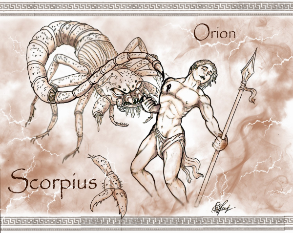 Созвездие скорпиона мифы и легенды