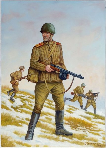 Солдат РККА 1941 иллюстрация