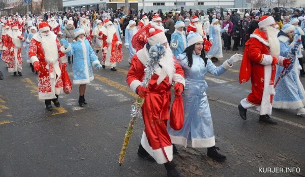Верещагино парад дедов Морозов