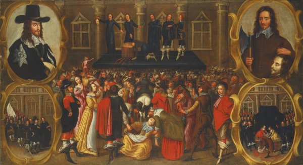 Казнь английского короля Карла 1 1649