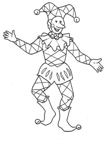 Рисунки персонаж карнавала