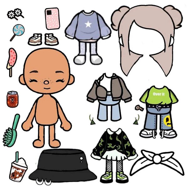 Куклы тока бока с одеждой