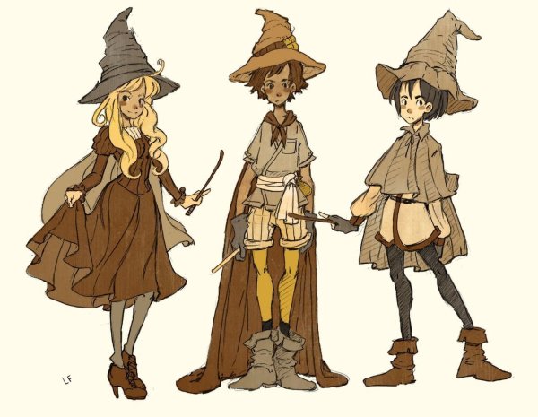 Одежда ведьмы референс
