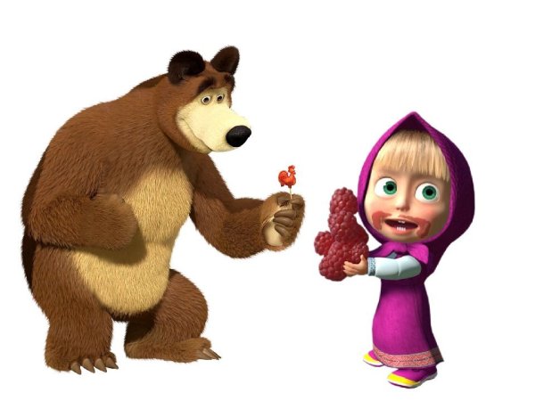 Маша и медведь герои