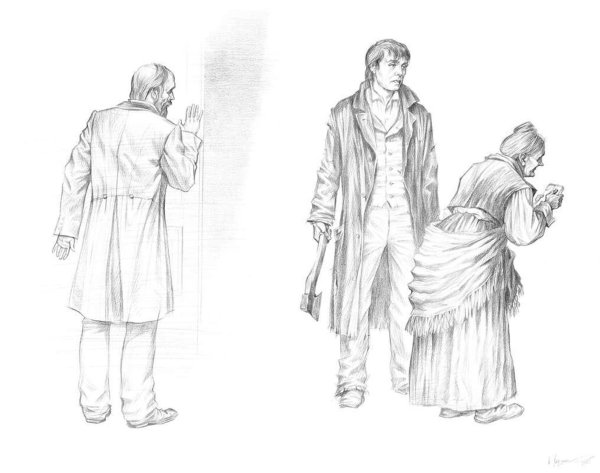 Иллюстрации к роману преступление и наказание Достоевского