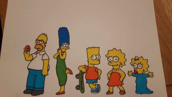 Симпсоны рисунок