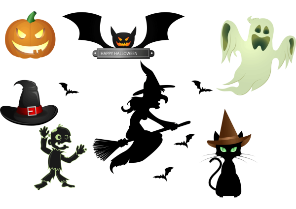 Рисунок на Хэллоуин для детей