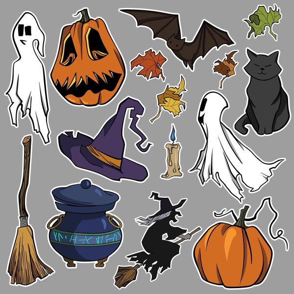 Рисунки персонажи хэллоуина