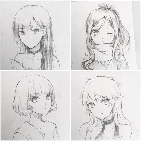 Рисование аниме персонажей