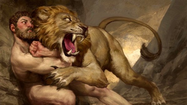 Геракл победил Немейского Льва