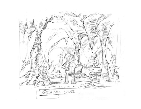 Рисунок к произведению пер Гюнт "в пещере горного короля" Эдвард Григ.