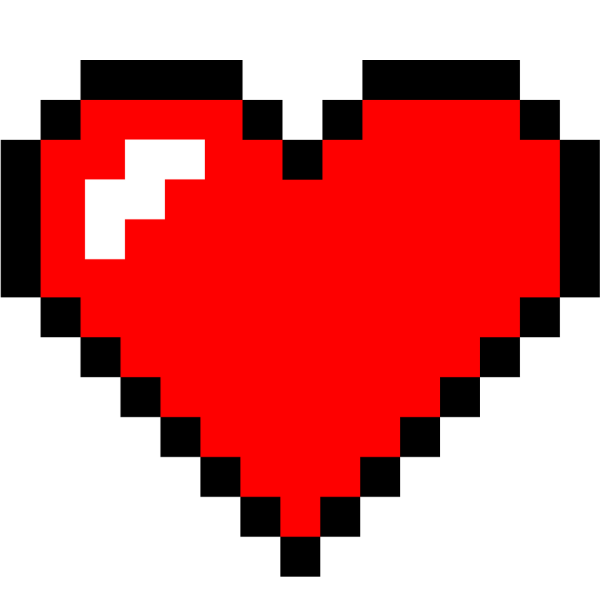 Пиксельное сердце