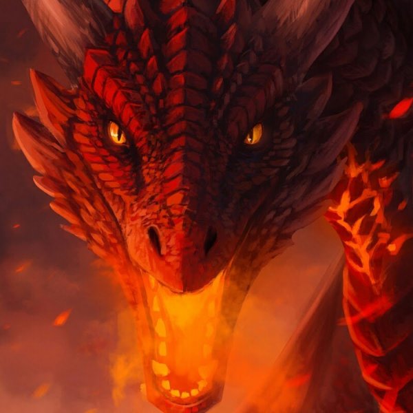 Рисунки пылающий дракон