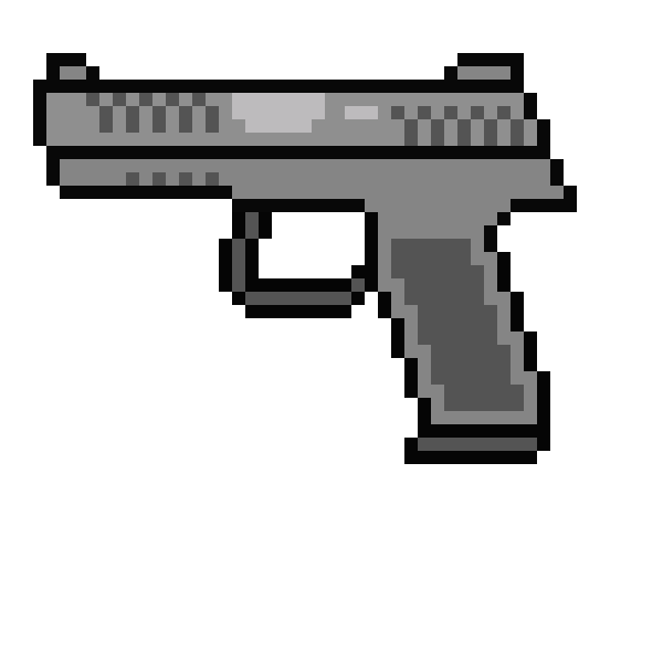 М1911 пистолет пиксельный